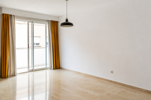 Dining area with access to the balcony