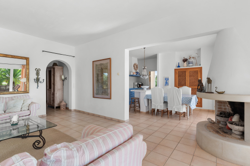 View towards the dining area