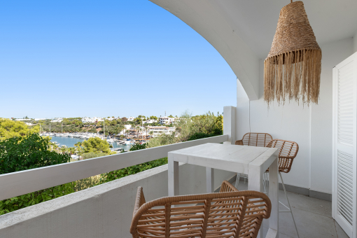 Balcony overlooking the harbour