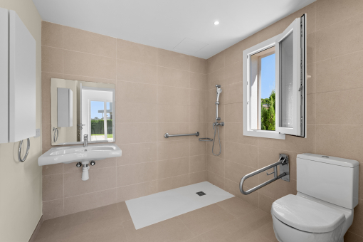 Disability-accessible bathroom
