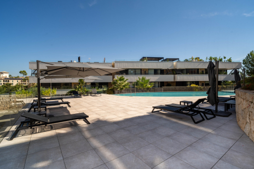 Spacious sun terrace