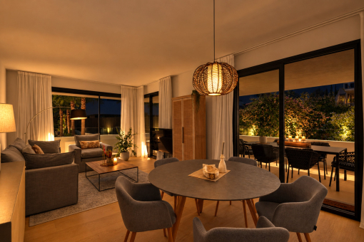 Cosy evening atmosphere