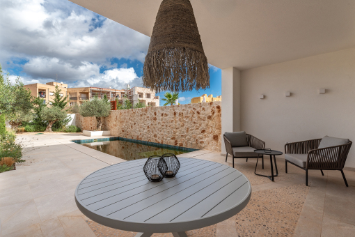 Covered terrace