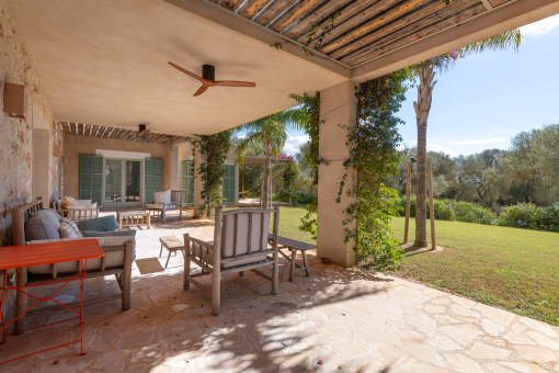Covered terrace