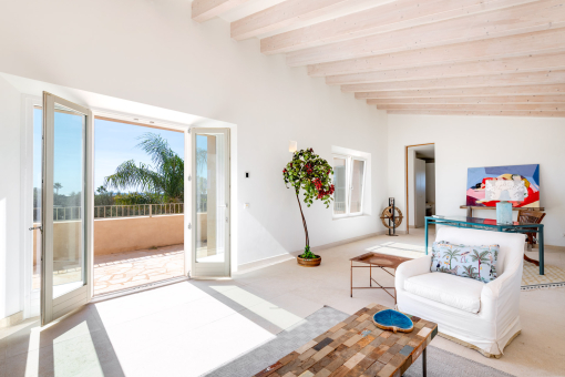 Living room with terrace