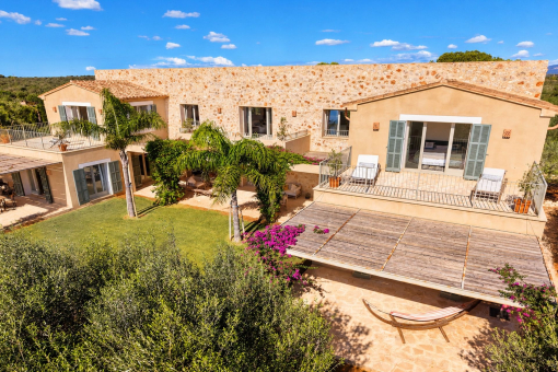 Beautiful mediterranean natural stone finca