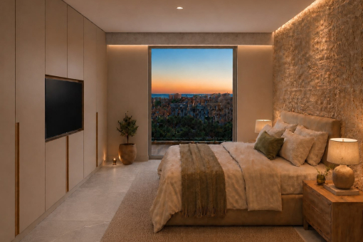 One of 4 bedrooms