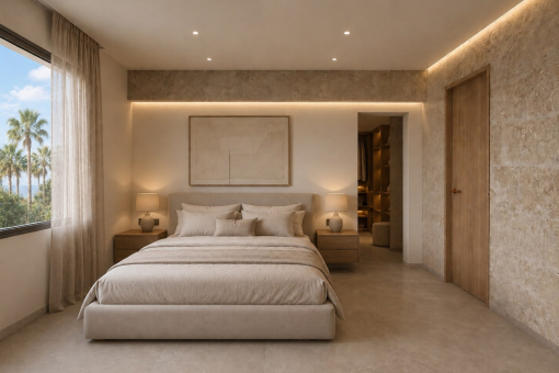 One of 4 bedrooms