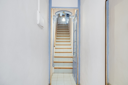 Typical staircase to the house