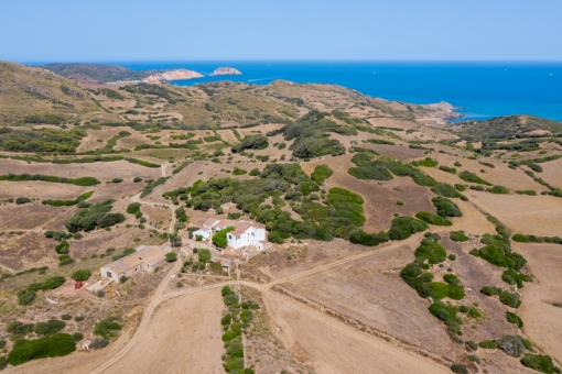 Finca-property with private access to a natural beach in Ferragut Vell