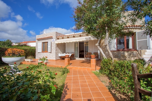 Quietly-situated villa in S'Algar with garden and roof terrace