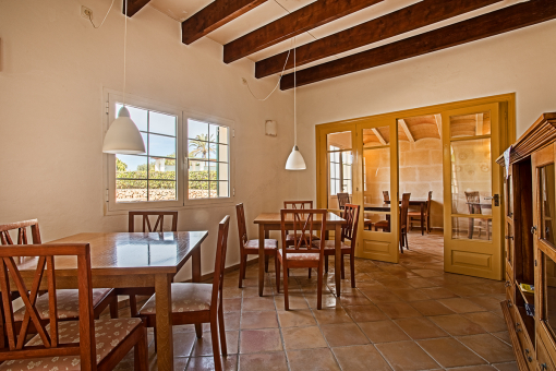 Interior dining area