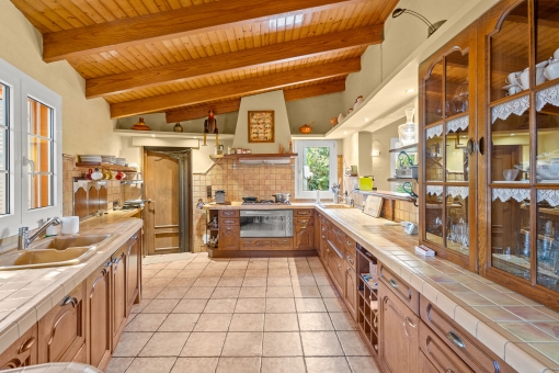 Large country house kitchen