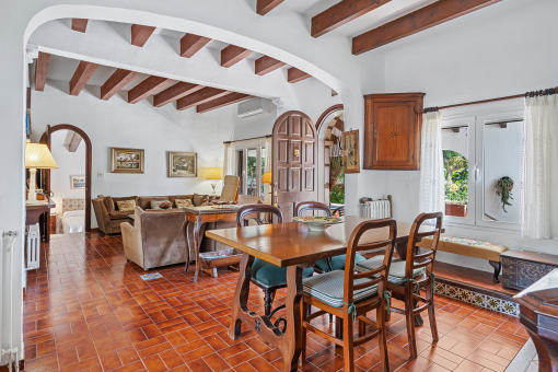 Living and dining area