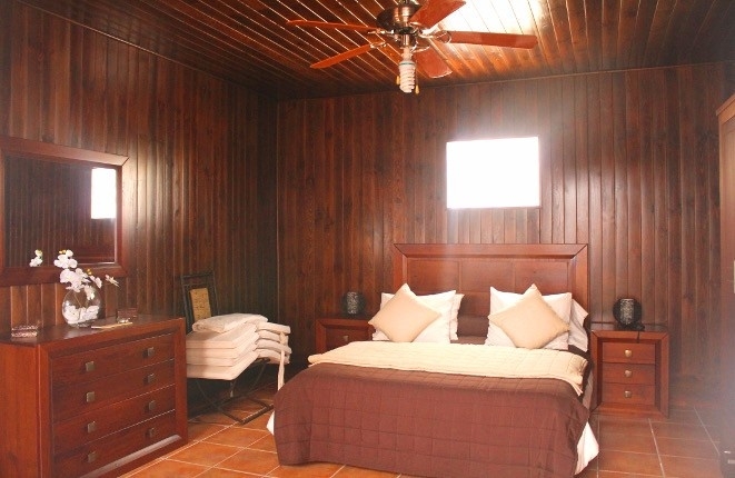 One of the romantic bedrooms