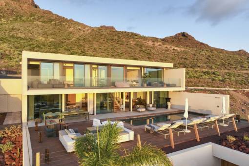 Modern luxurious villa with stunning sea and mountain views in Costa Adeje