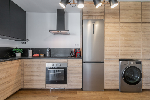 Kitchen with appliances