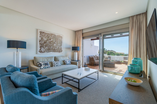 Luxurious, spacious apartment with sea views in the exclusive Abama Golf Resort