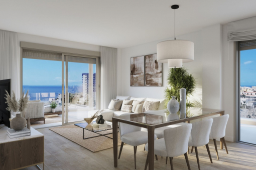 Living and dining area