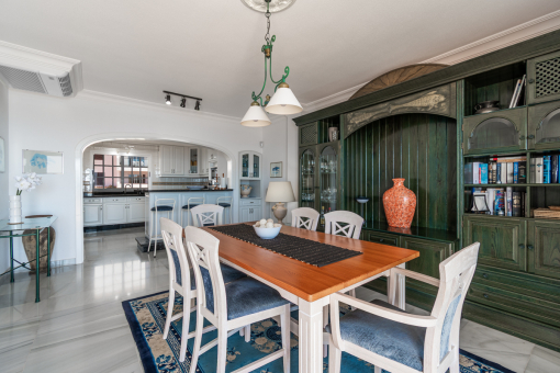 Living and dining area