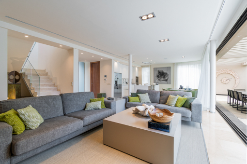 Living and dining area