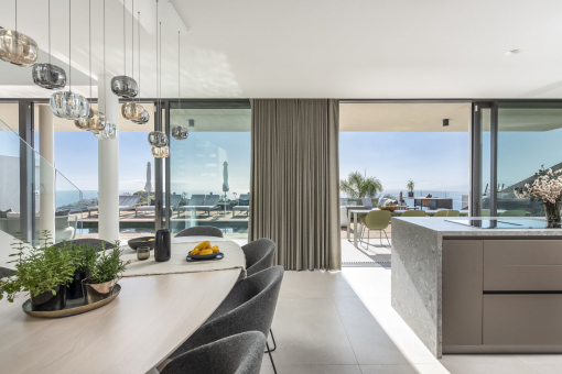 Essbereich und Küche