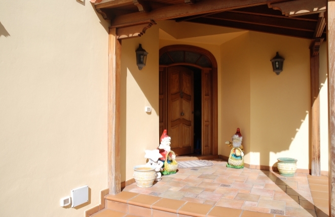 Entrance area of the beautiful chalet