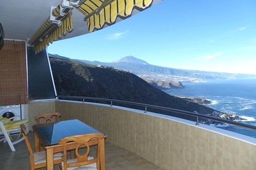 Hochwertige 3 Zimmerwohnung mit Meerblick bis nach Puerto de la Cruz und zum Teide