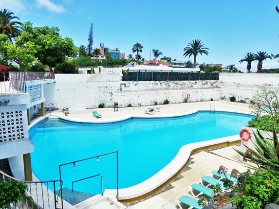 The large swimmingpool in the residence