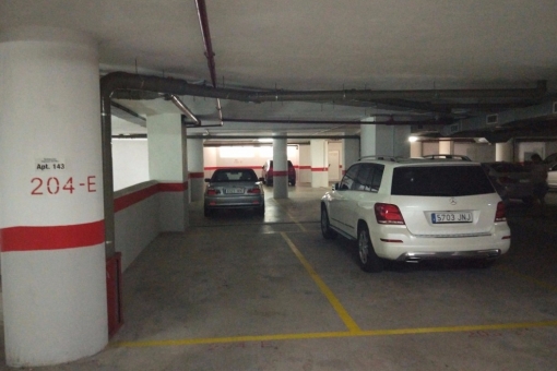 Underground parking place