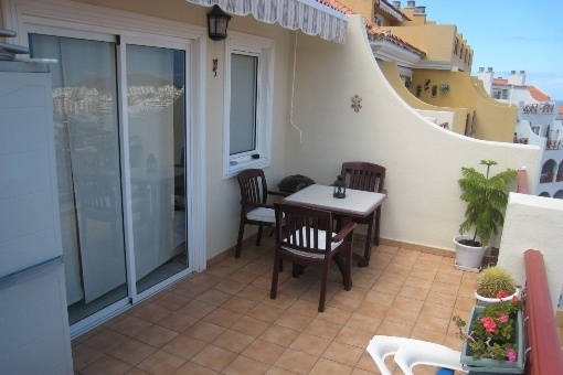 The beautiful terrace with great sea views