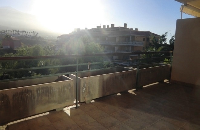 Terrace with incredible views over the Orotava Valley and the Mount Teide