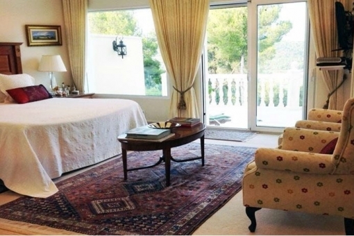 Villa in La Sella - Schlafzimmer mit Jacuzzi
