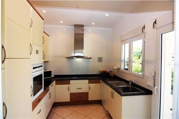 The modern fully fitted kitchen