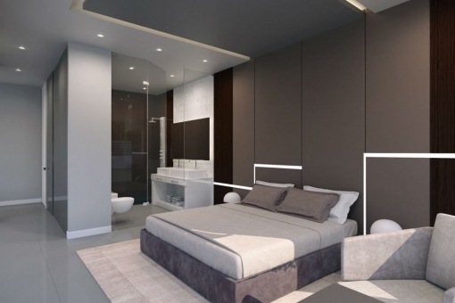 Another appealing bedroom with bathroom en suite