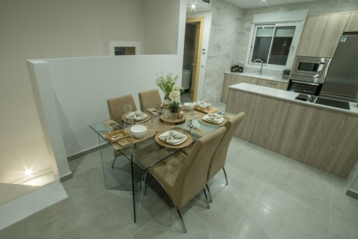 Dining area next to the kitchen