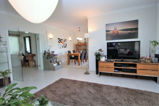 Open plan living room