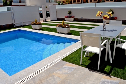 Private pool and garden